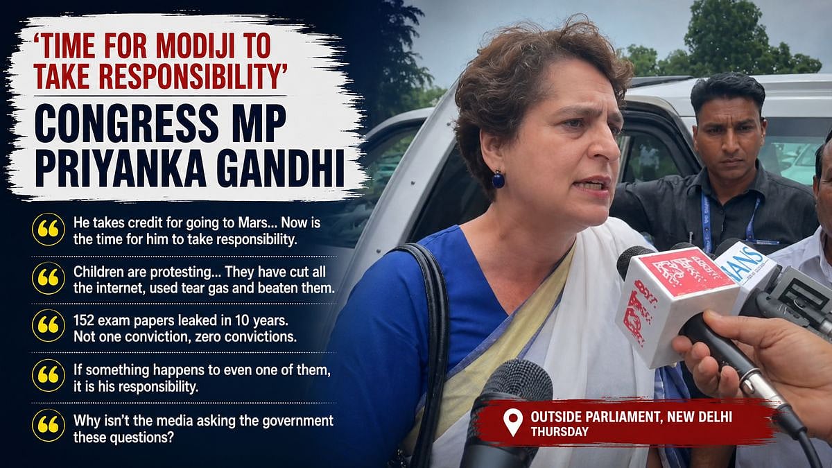 Priyanka Gandhi Questions PM Modi Over Action Against Protesting Students