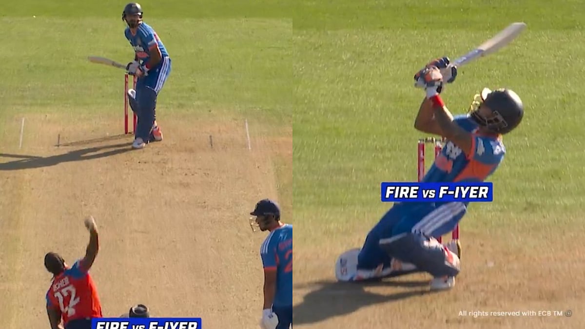 Shreyas Iyer Hits Stunning 6 Against England