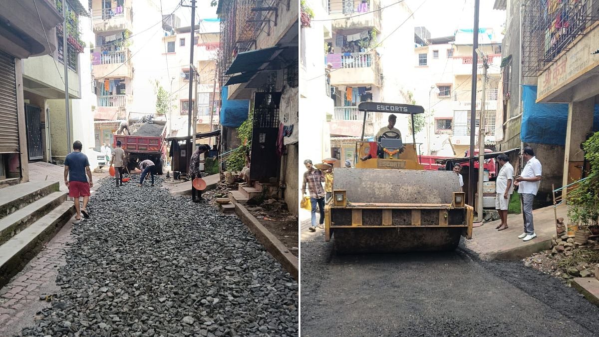 Panvel Municipal Corporation Repairs Roads For Ganeshotsav