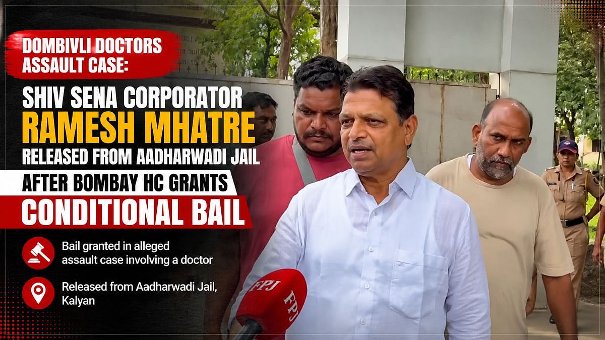 Shiv Sena Corporator Ramesh Mhatre Released On Bail