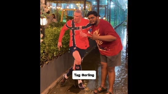 Haaland Responds to Mumbai Man's Weight Loss Challenge