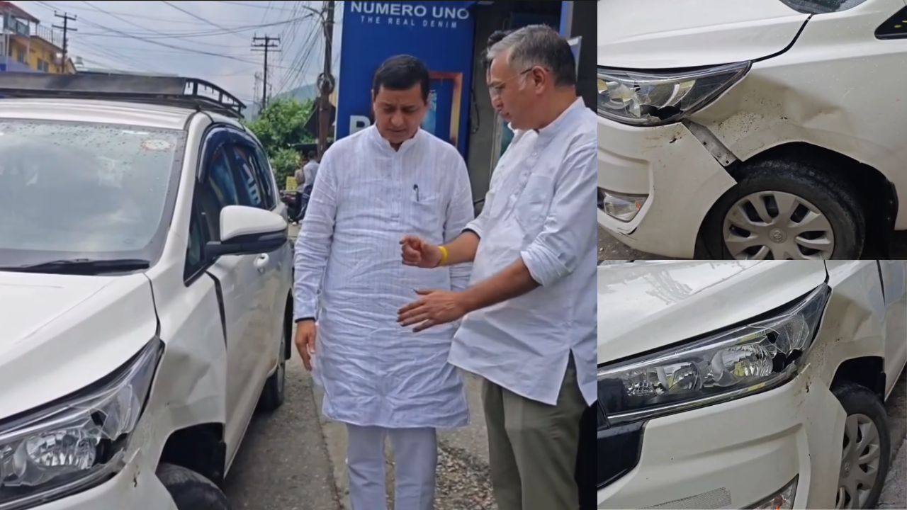BJP MP Anil Baluni Survives Boulder Crash Near Rishikesh