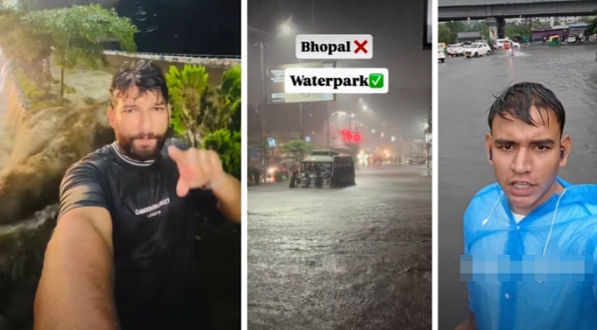 Bhopal Roads Flooded After Heavy Rain
