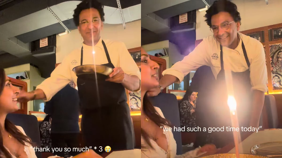 Vikas Khanna Surprises Customer With Special Dessert