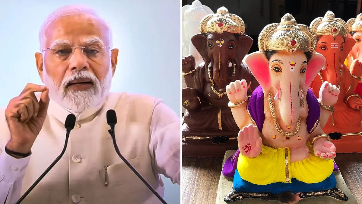 Modi Urges Eco-Friendly Ganesh Idols Amidst Pollution Concerns