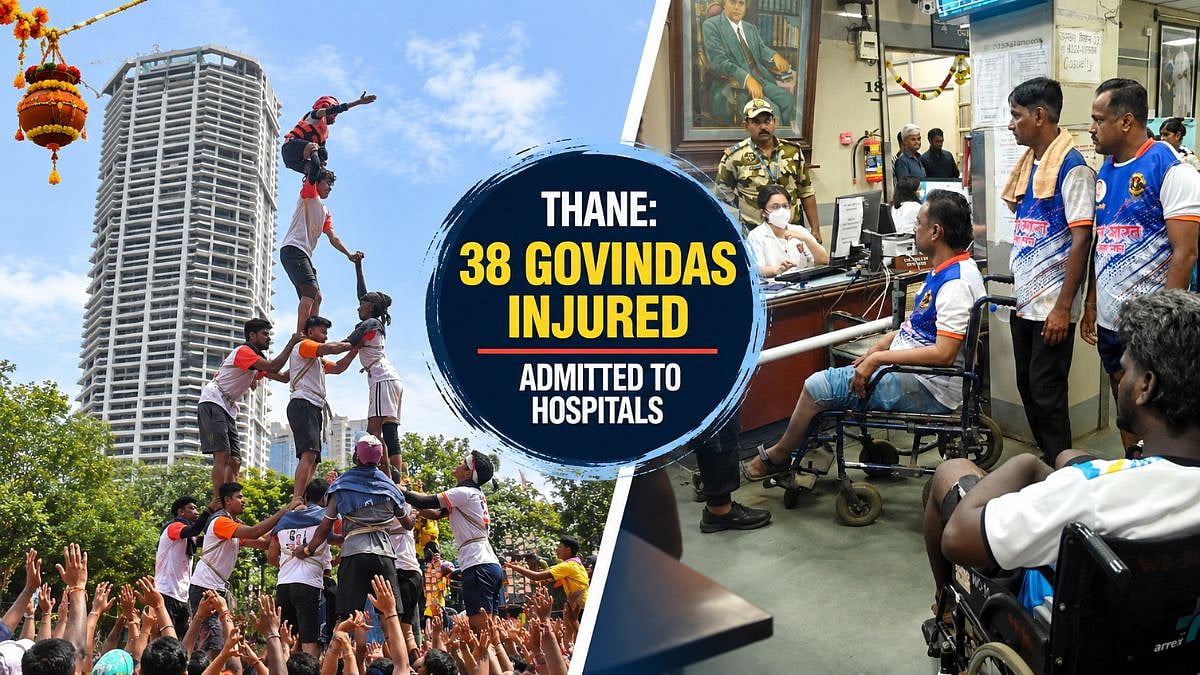38 Govindas Injured in Thane Dahi Handi Festival