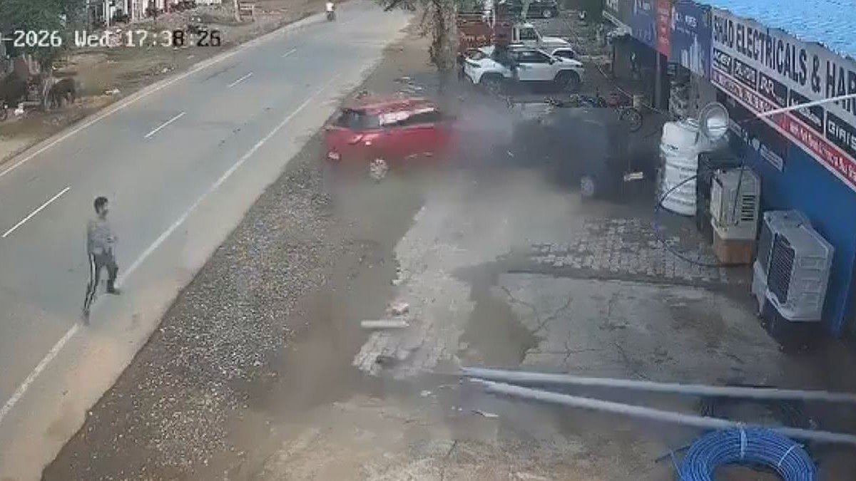 Speeding Car Crashes into Haryana Tile Showroom, Kills 1
