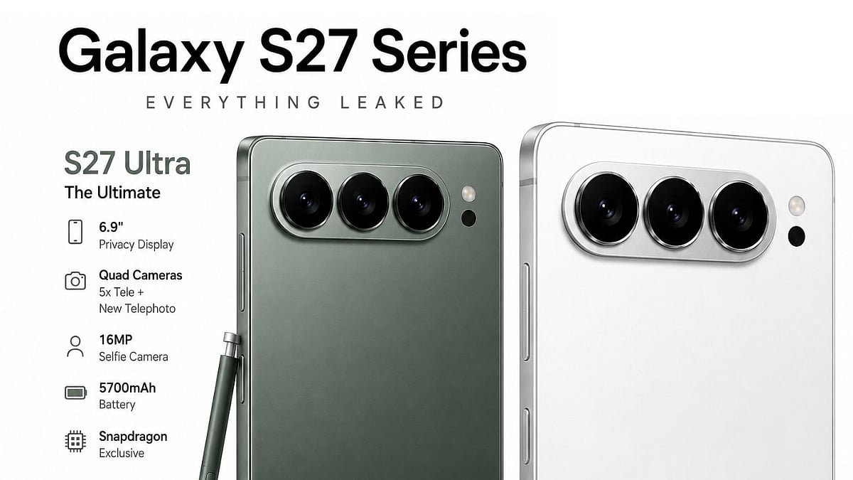 Samsung Galaxy S27 Ultra Leaks Show New Camera Design