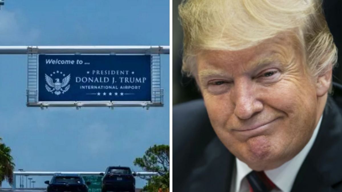 Trump Airport Unveiled In Florida