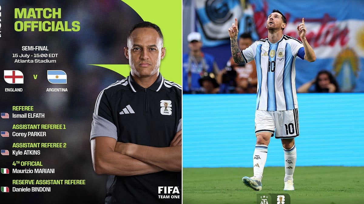 Messi Gets 'Lucky' Referee For Argentina-England Semi