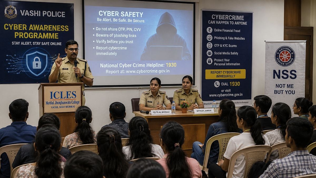 Vashi Police Host Cyber Awareness Programme