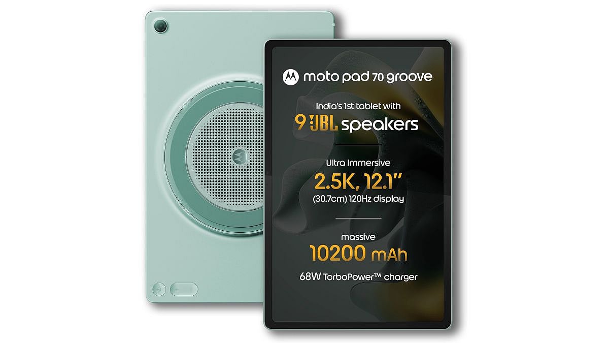 Motorola Pad 70 Groove Launched In India At ₹36,999