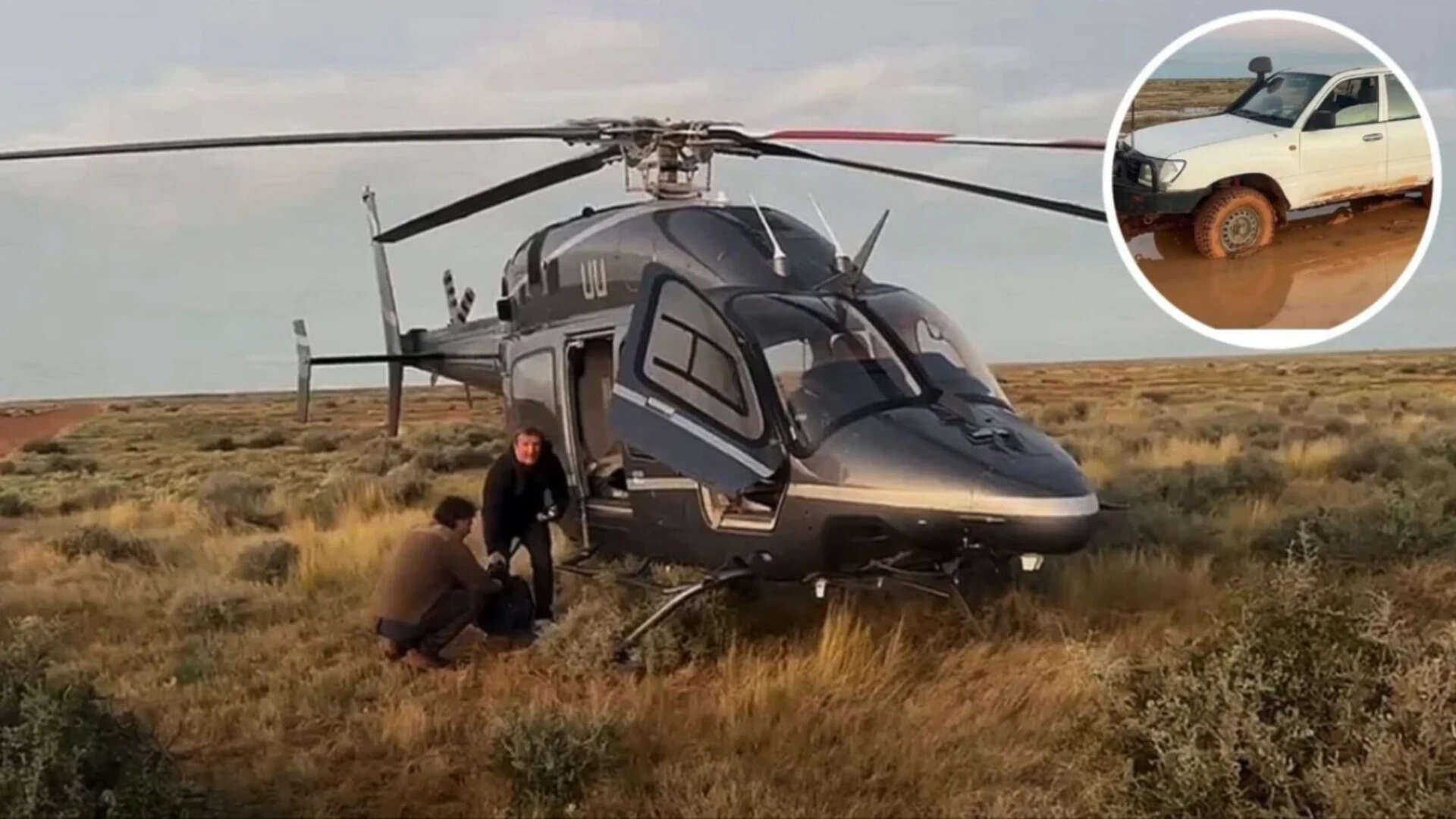 Billionaire Rescues Stranded Duo In Outback Storm