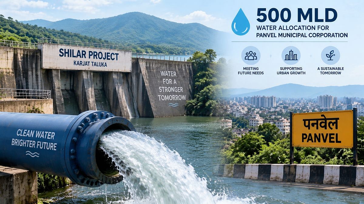 Panvel Gets 500 MLD Water From Shilar Project