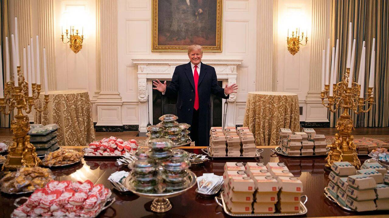 Trump's Junk Food Habit Contradicts Health Initiative