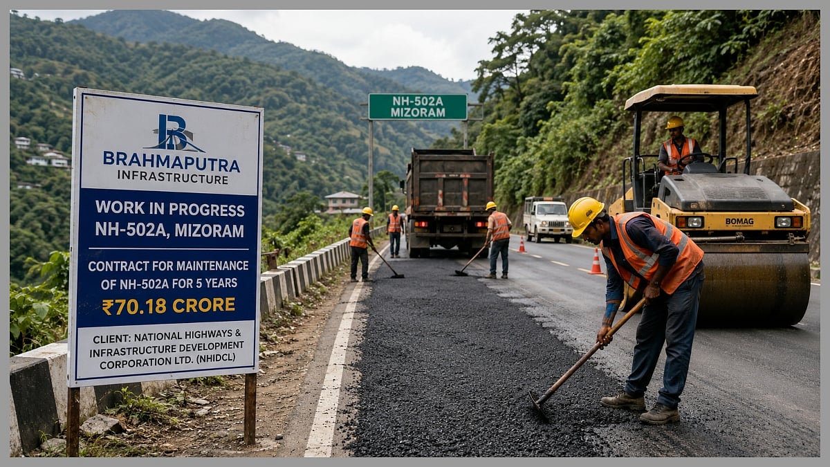Brahmaputra Infrastructure Wins ₹70.18 Crore Mizoram Highway Contract