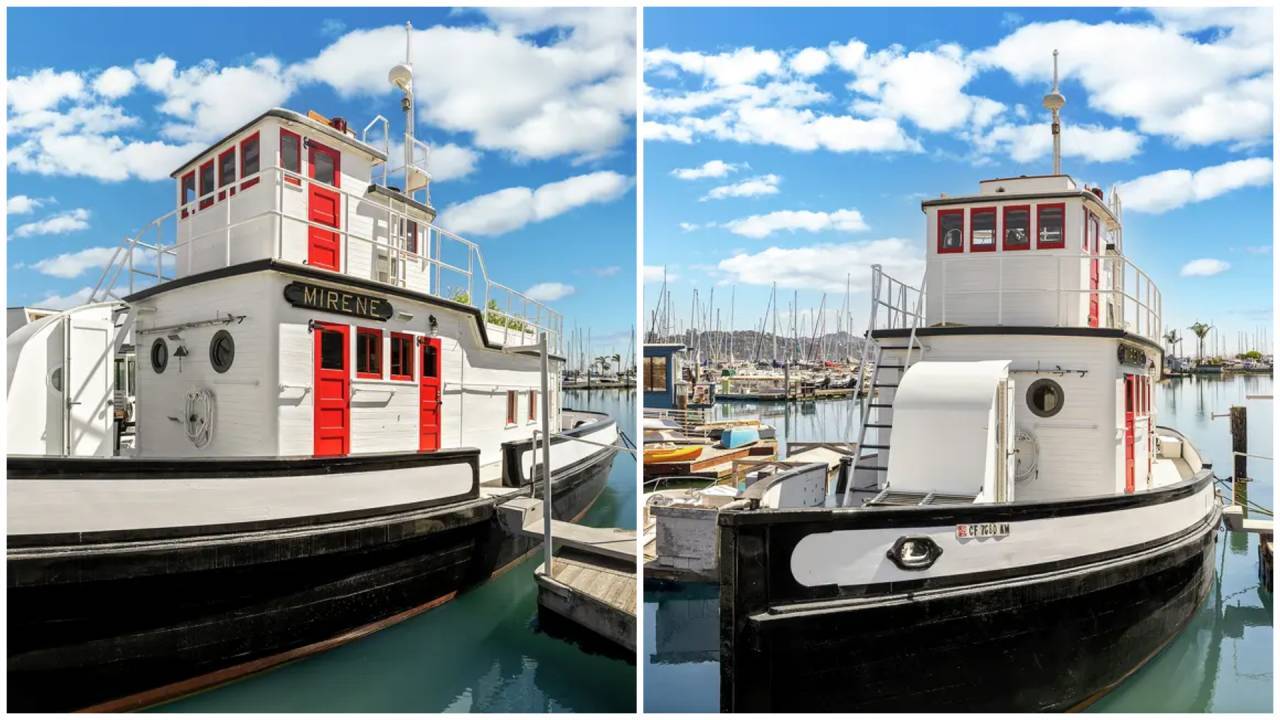 1912 Tugboat Turned Sausalito Home Listed for $1M