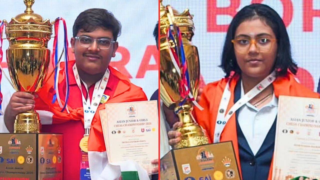 Mumbai: Mayank, Pratitee Win Asian Junior Chess Titles