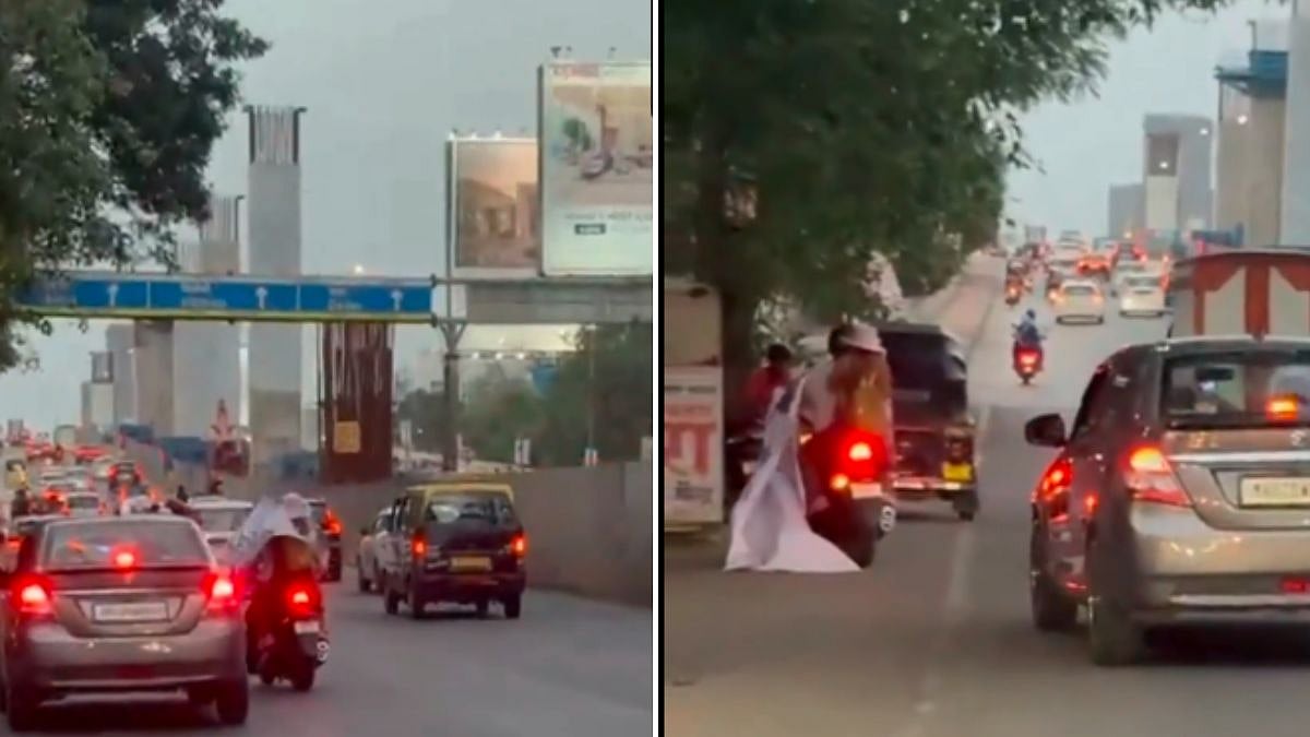 Birthday Banner Collapses On Thane Highway