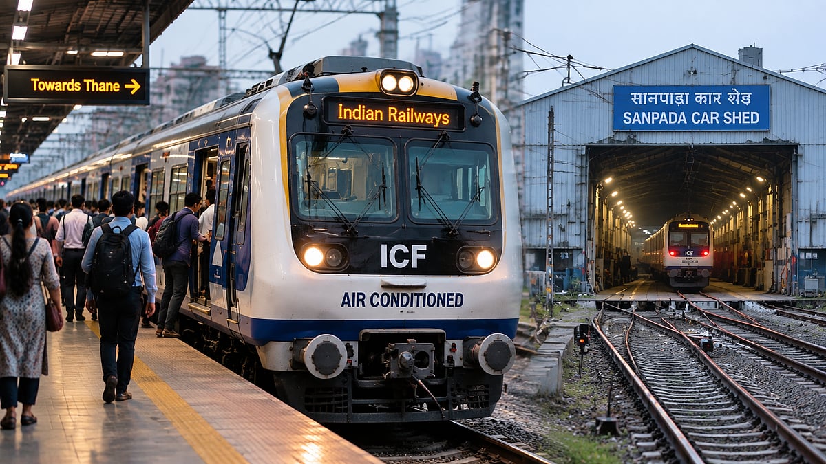 Central Railway Probes AC Local Incident at Sanpada Car Shed