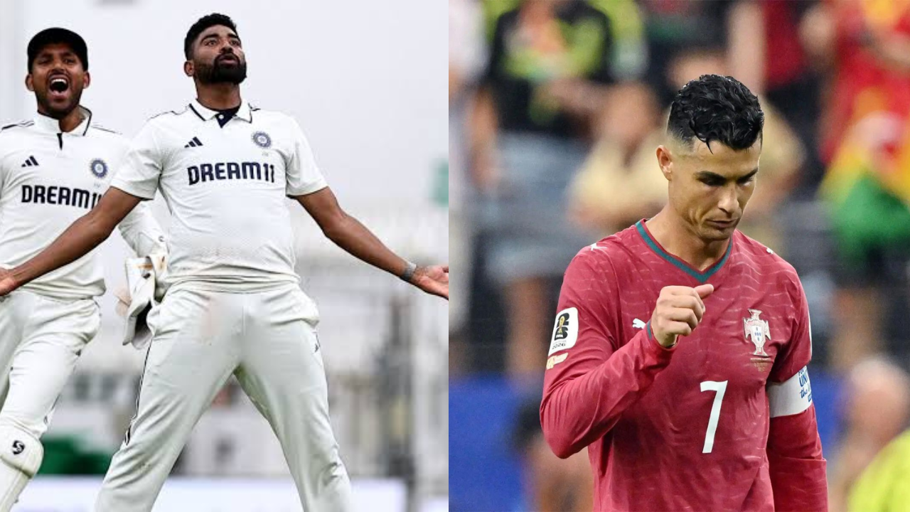 Siraj Pays Tribute to Ronaldo