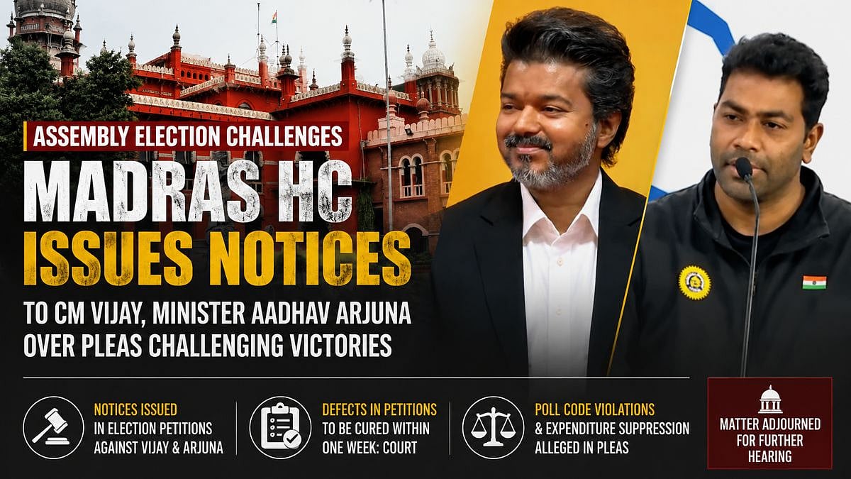 Madras HC Issues Notice To Tamil Nadu CM, Minister