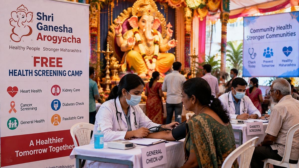 Maharashtra Holds 20,000 Free Health Camps At Ganesh Mandaps