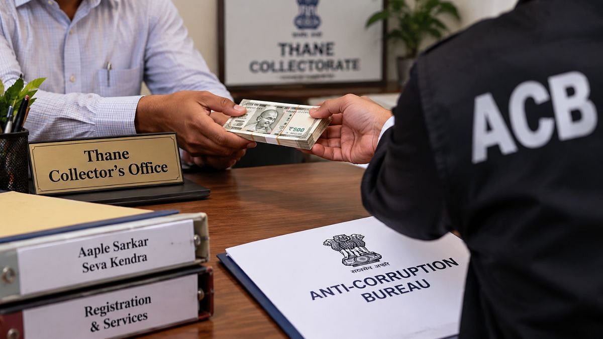 Thane Officials Caught Taking ₹50,000 Bribe