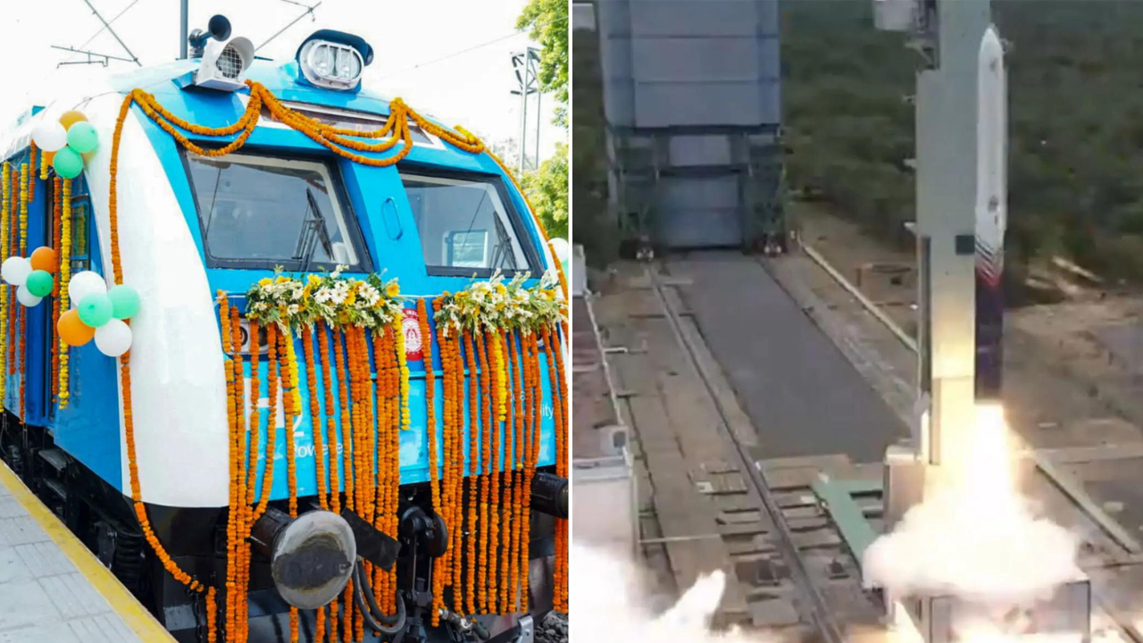 India Launches Hydrogen Train, Achieves Space Milestone