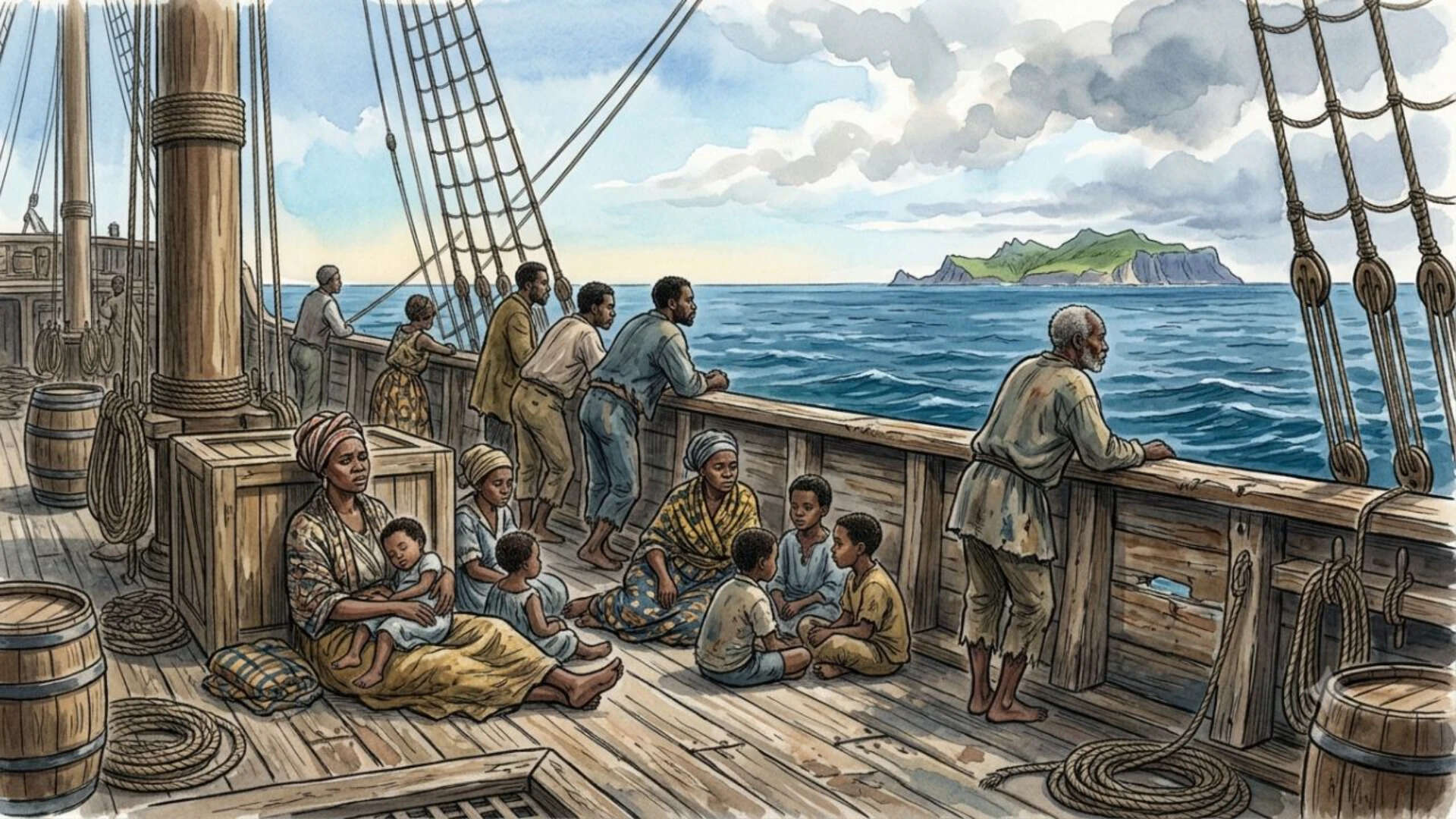 Africans Rescued from Slave Ships Traced to Childhood Homes