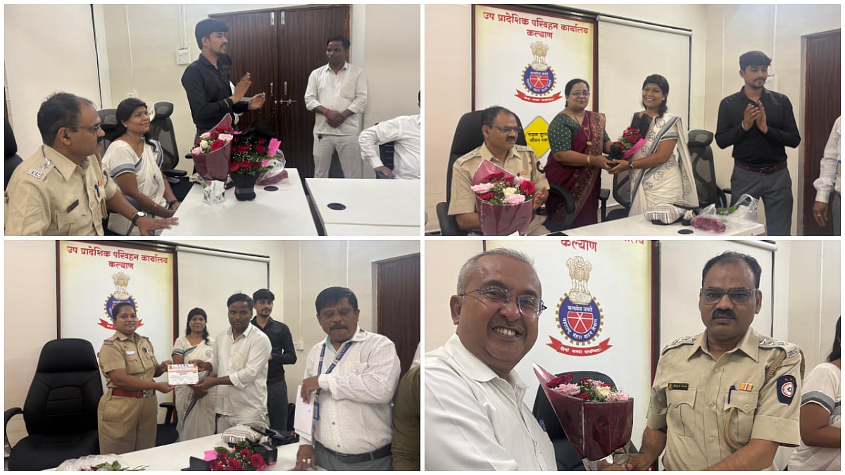 10 Kalyan Drivers Felicitated For Learning Marathi