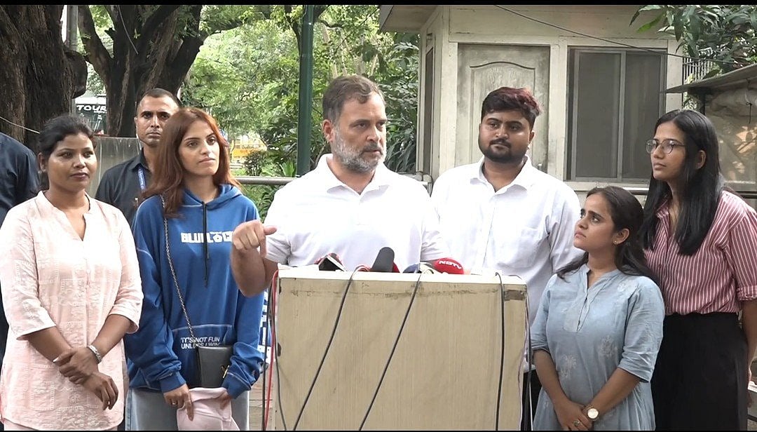 Rahul Gandhi Backs Student Protesters, Slams PM and HM