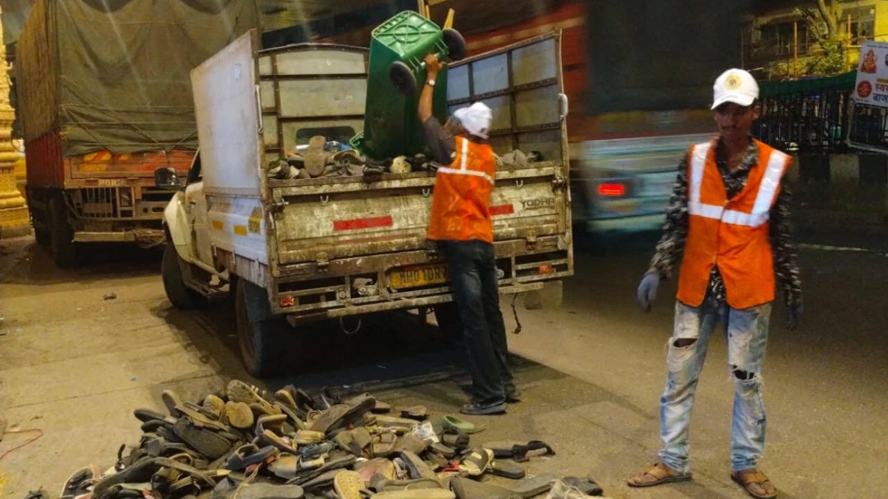 BMC Recycles 4 Tonnes of Discarded Footwear for Needy Kids