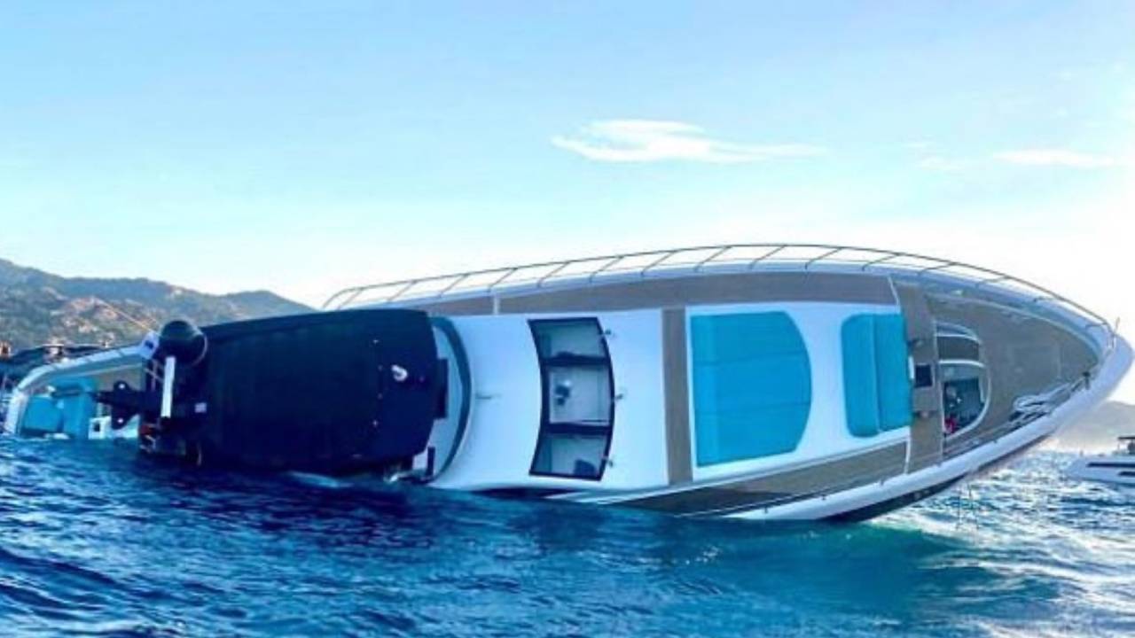 £3.8m Superyacht Sinks Off Sardinia