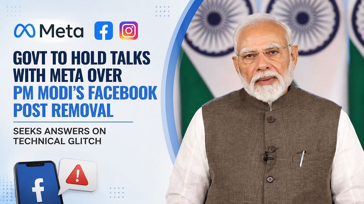 Govt Talks With Meta Over PM Modi's Facebook Post