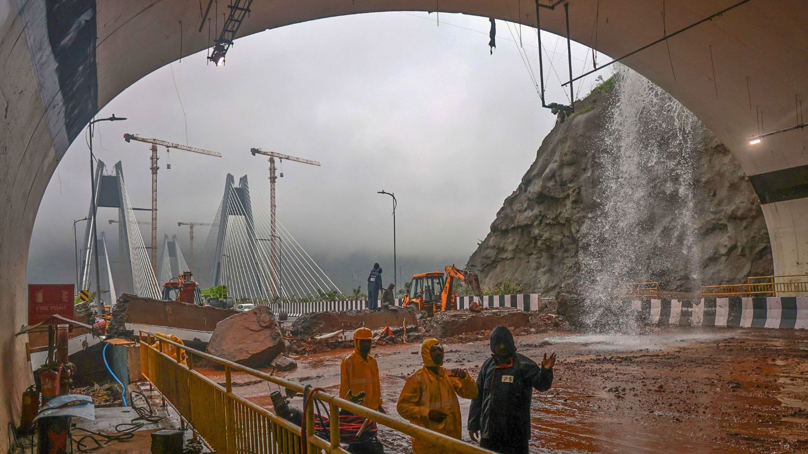 Mumbai Expressway Fails First Monsoon Test