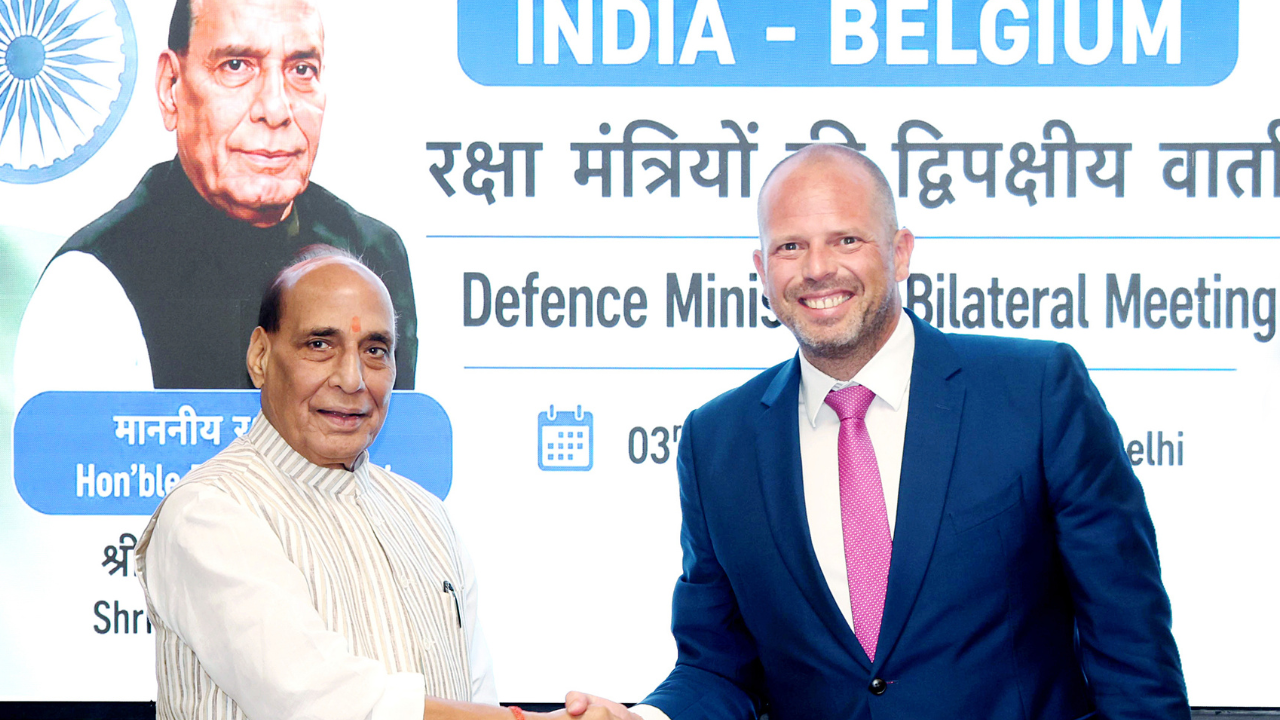 Rajnath Warns Belgium Against Sharing Sensitive Tech with Pakistan