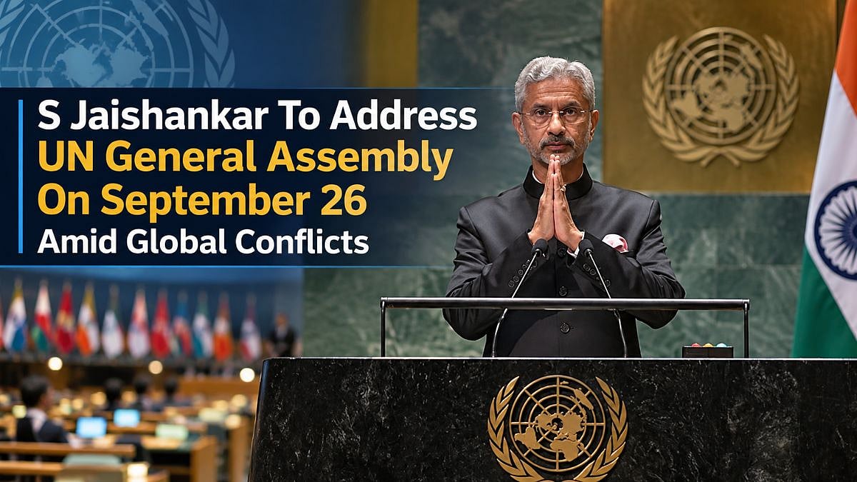 S Jaishankar To Address UN General Assembly On September 26