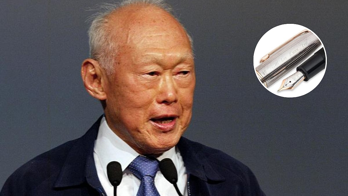 Lee Kuan Yew's Montblanc Pen Up For Auction At $39,000