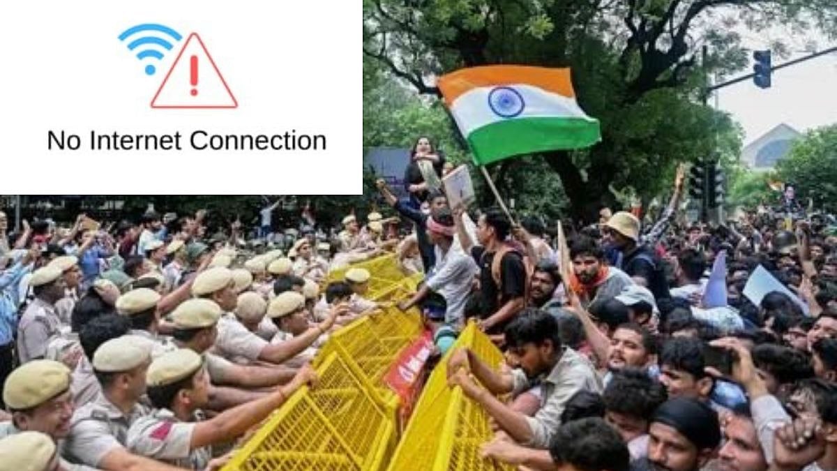 Delhi Mobile Internet Cut Near Jantar Mantar