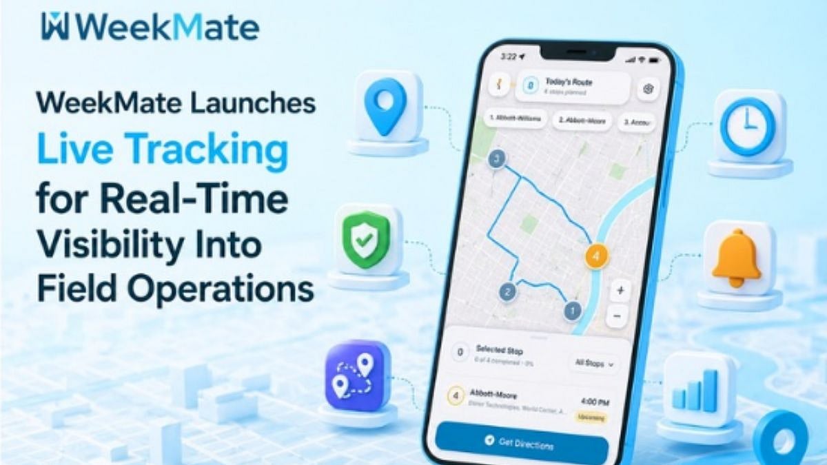 WeekMate Introduces Live Tracking For Field Operations