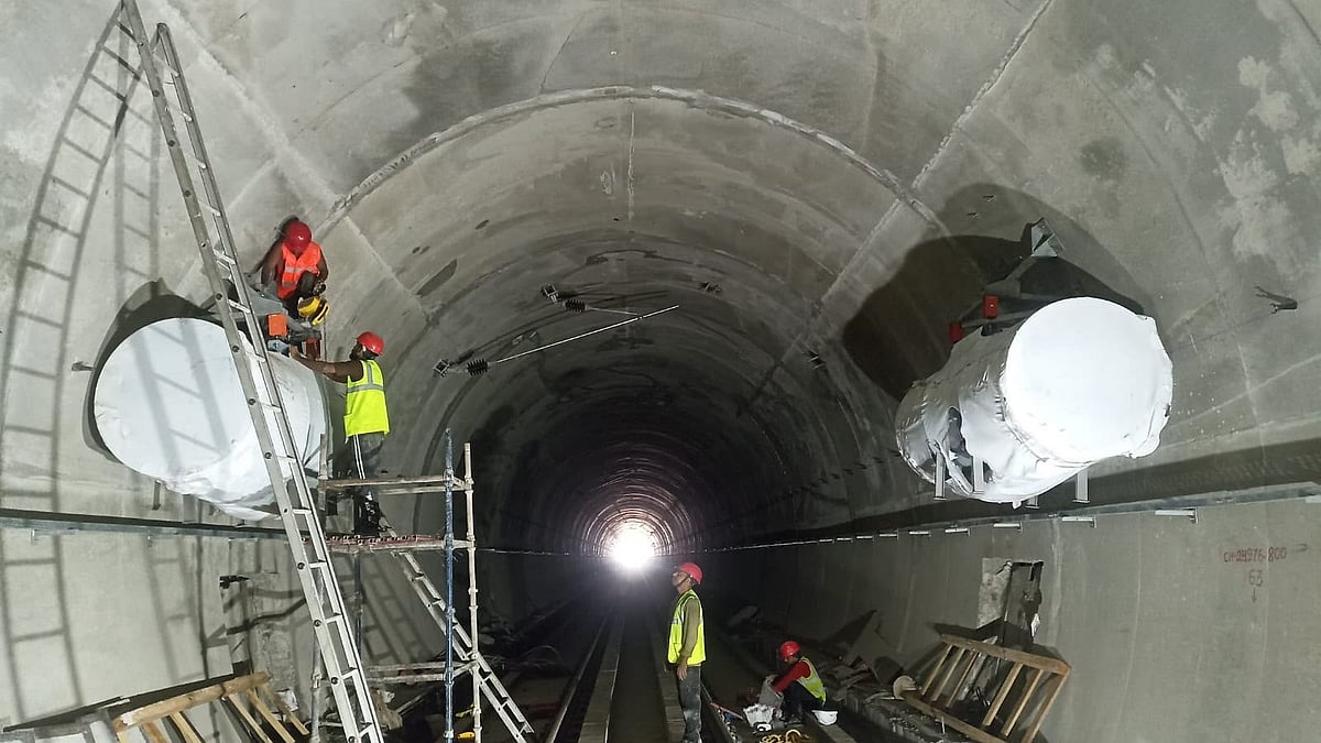 Indore-Dahod Rail Tunnel Nears Completion