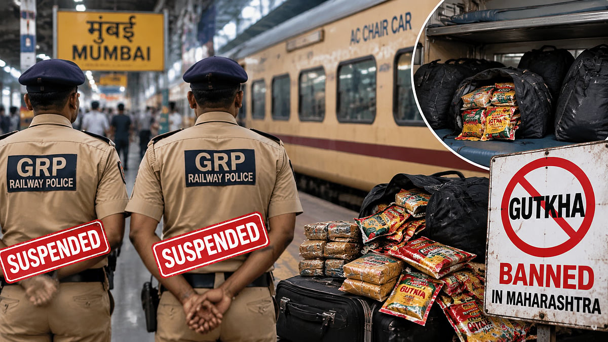 Mumbai GRP Suspends 2 Constables Over Gutkha Smuggling
