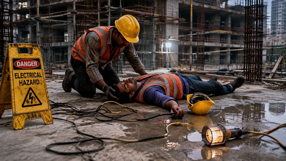 Mulund Construction Worker Electrocuted, Contractor Booked