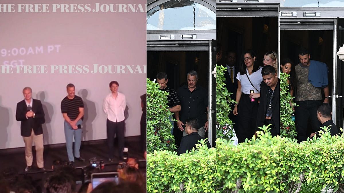 Nolan, Holland, Damon Attend Mumbai Premiere