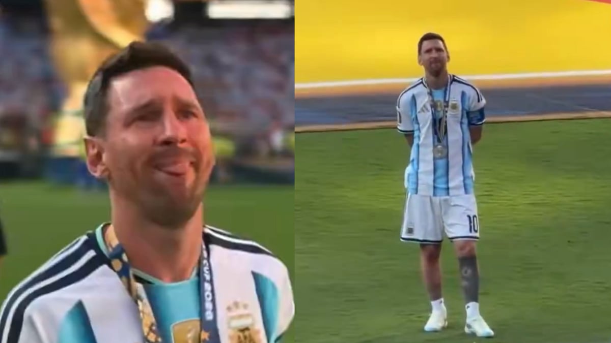 Messi Cries After World Cup Final Defeat