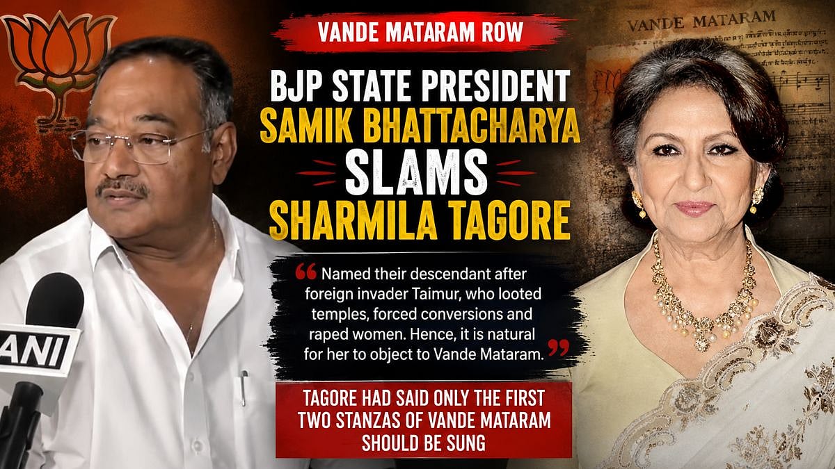 BJP Slams Sharmila Tagore Over Vande Mataram Remarks