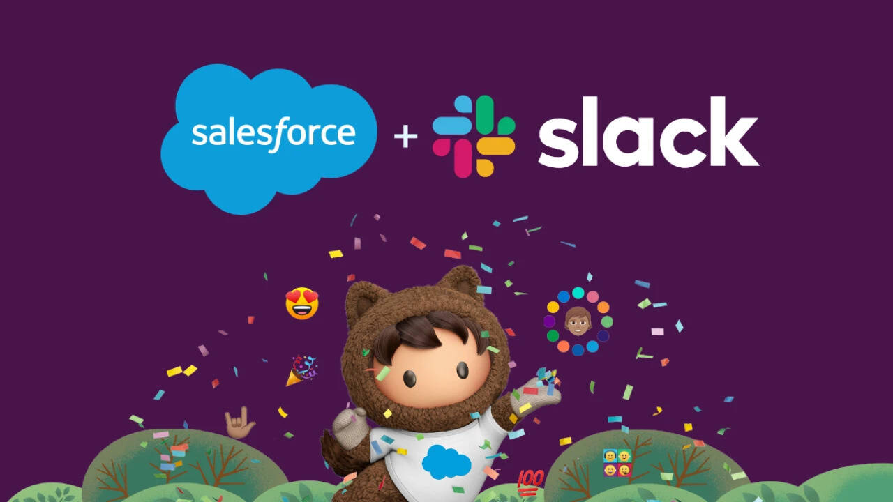 Salesforce Promotes Rival AI in $27.7bn Slack App