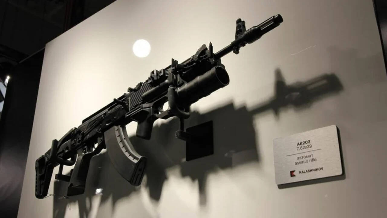 India Develops Own 'Sher' Rifle From Russian AK-203
