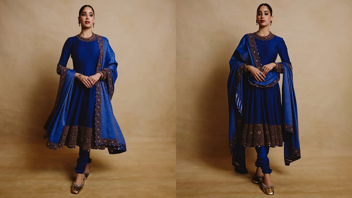 Janhvi Kapoor Steals Spotlight At Anshula's Wedding